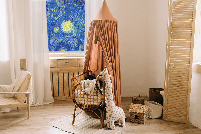 Store intérieur Image peinte en bleu