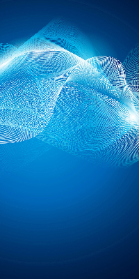 Store enrouleur Animation bleue