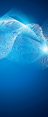 Store enrouleur Animation bleue