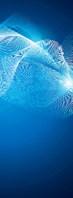 Store enrouleur Animation bleue