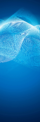 Store enrouleur Animation bleue