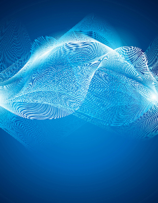 Store enrouleur Animation bleue