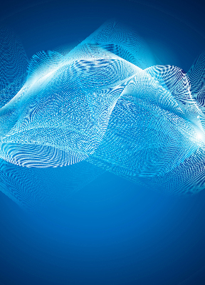 Store enrouleur Animation bleue