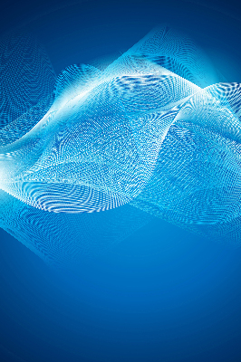 Store enrouleur Animation bleue