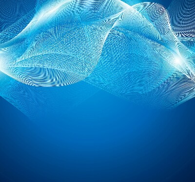 Store enrouleur Animation bleue