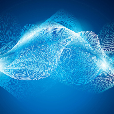 Store enrouleur Animation bleue