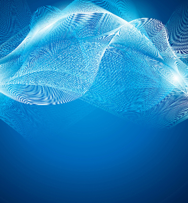 Store enrouleur Animation bleue