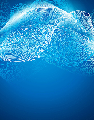 Store enrouleur Animation bleue