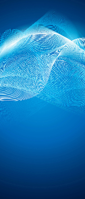 Store enrouleur Animation bleue