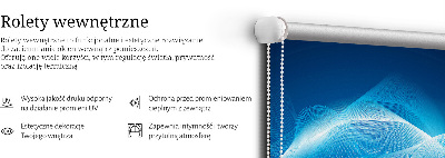 Store enrouleur Animation bleue