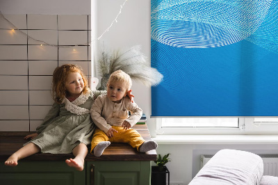 Store enrouleur Animation bleue