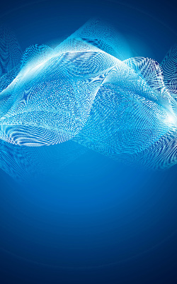 Store enrouleur Animation bleue