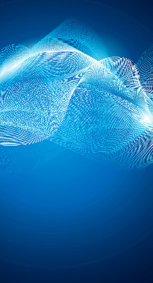 Store enrouleur Animation bleue