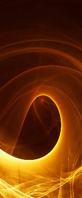 Store enrouleur Abstraction orange