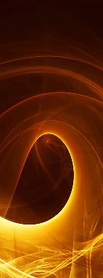 Store enrouleur Abstraction orange