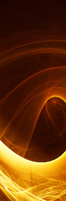 Store enrouleur Abstraction orange