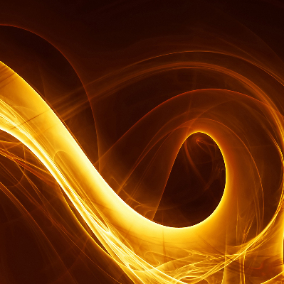 Store enrouleur Abstraction orange