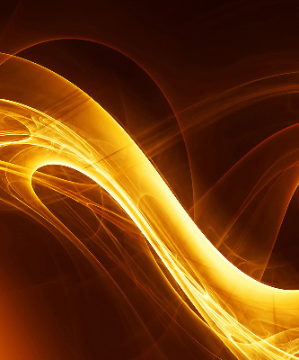 Store enrouleur Abstraction orange