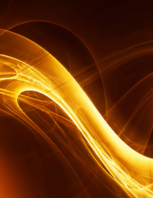 Store enrouleur Abstraction orange