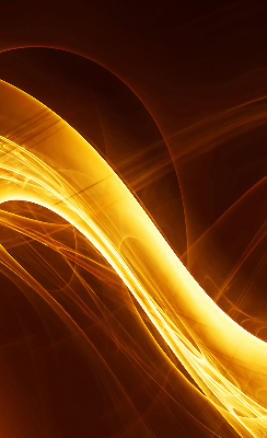 Store enrouleur Abstraction orange