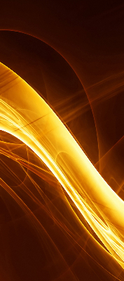 Store enrouleur Abstraction orange