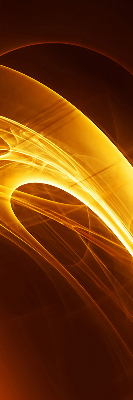 Store enrouleur Abstraction orange