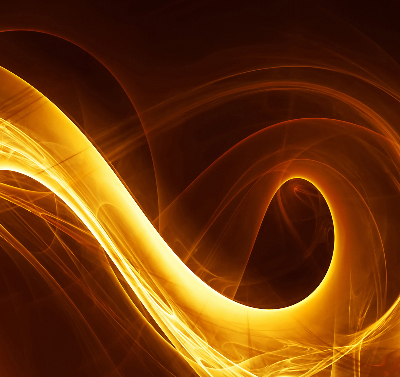 Store enrouleur Abstraction orange