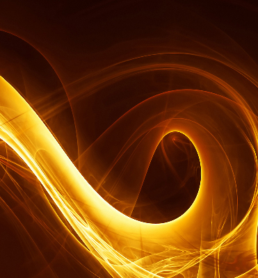 Store enrouleur Abstraction orange