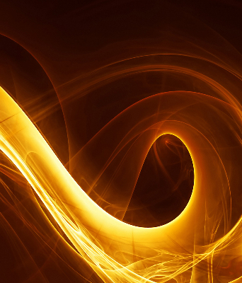 Store enrouleur Abstraction orange