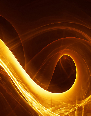 Store enrouleur Abstraction orange