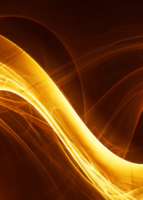 Store enrouleur Abstraction orange