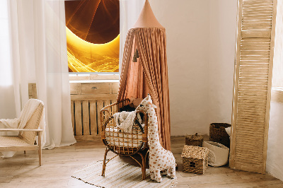 Store enrouleur Abstraction orange