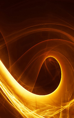 Store enrouleur Abstraction orange