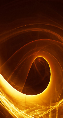 Store enrouleur Abstraction orange