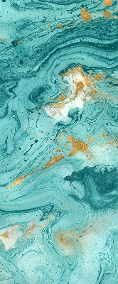 Store enrouleur Granit turquoise