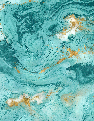 Store enrouleur Granit turquoise
