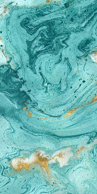 Store enrouleur Granit turquoise