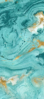 Store enrouleur Granit turquoise