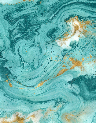 Store enrouleur Granit turquoise
