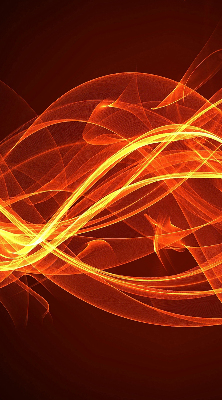 Store intérieur Abstraction orange