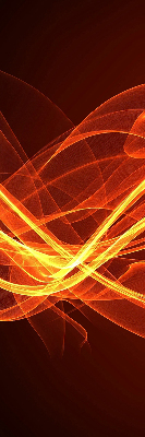 Store intérieur Abstraction orange