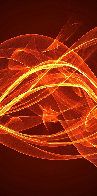 Store intérieur Abstraction orange