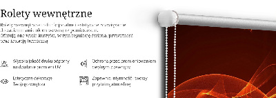 Store intérieur Abstraction orange