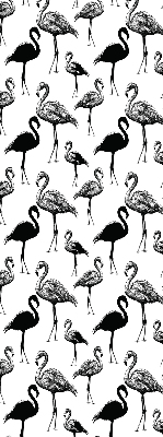 Store enrouleur Flamants noirs