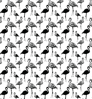 Store enrouleur Flamants noirs