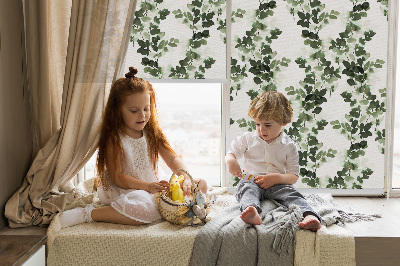 Store enrouleur Feuilles