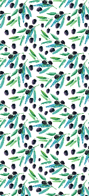 Store enrouleur Feuilles et prunes