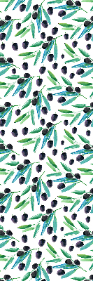 Store enrouleur Feuilles et prunes