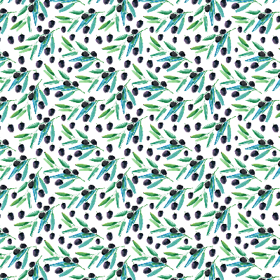 Store enrouleur Feuilles et prunes