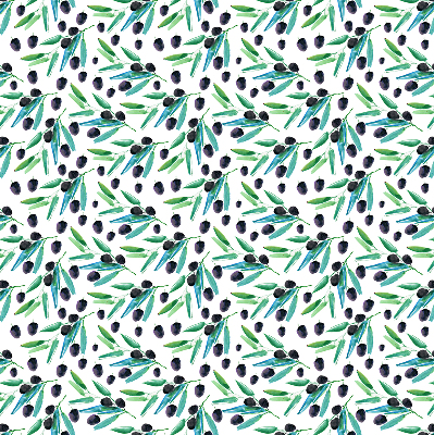 Store enrouleur Feuilles et prunes